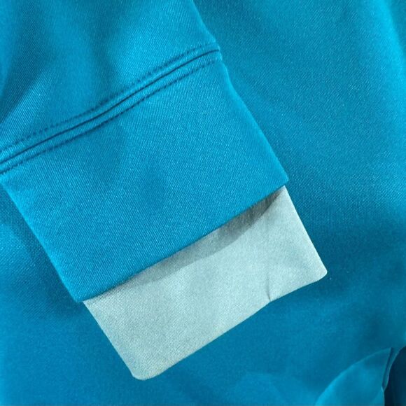 Champion Duofold Performance blue cowl neck sweatshirt size small - Picture 4 of 8
